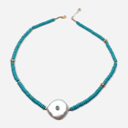 Tidal Moon Pearl Necklace - Voisson
