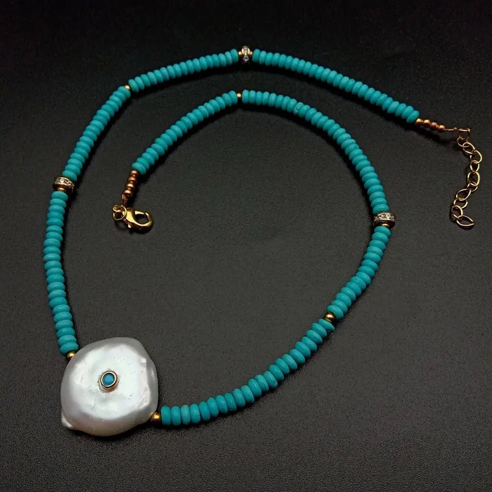 Tidal Moon Pearl Necklace - Voisson