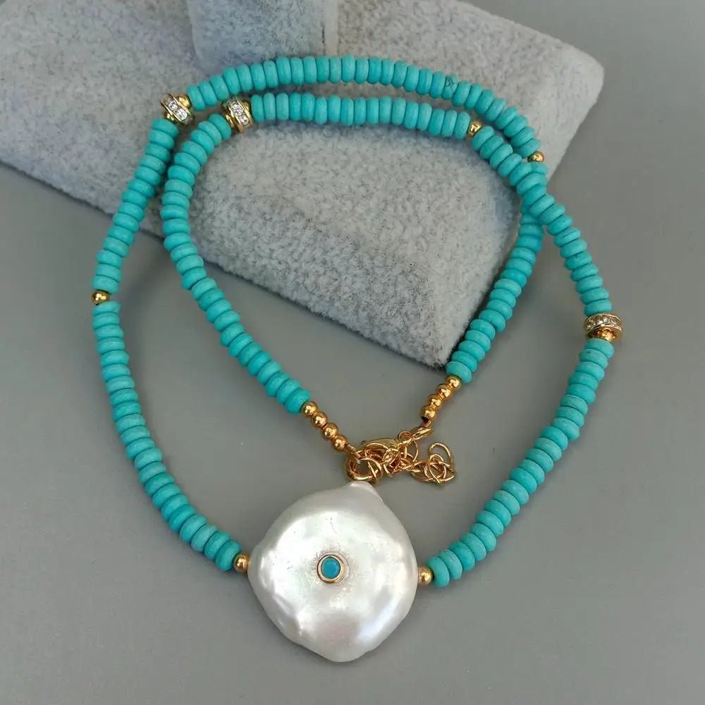 Tidal Moon Pearl Necklace - Voisson