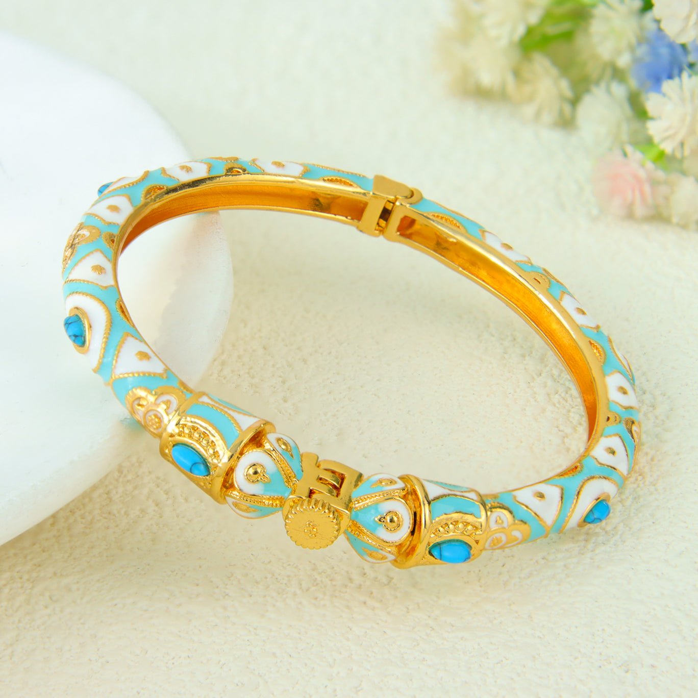 Turquoise Dynasty Bracelet - Voisson