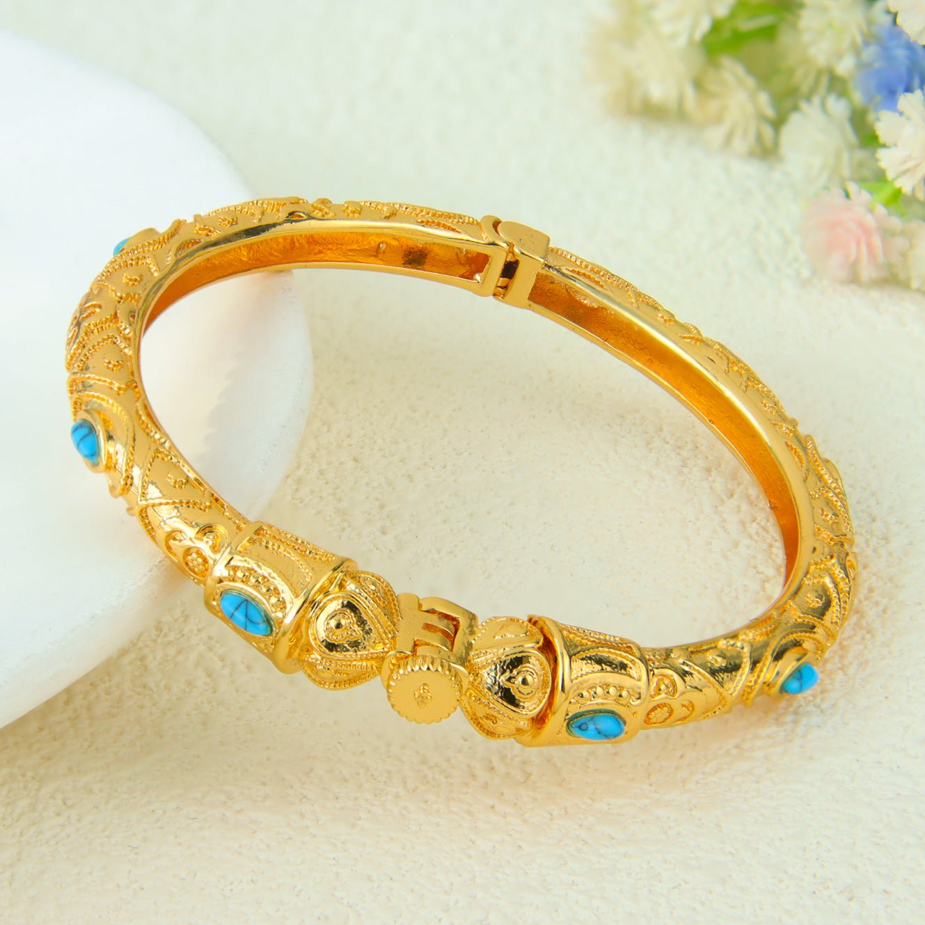Turquoise Dynasty Bracelet - Voisson