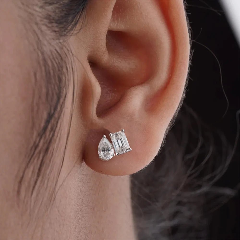 Twilight Duo Stud Earrings - Voisson