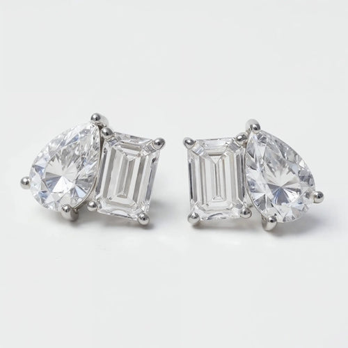 Twilight Duo Stud Earrings - Voisson