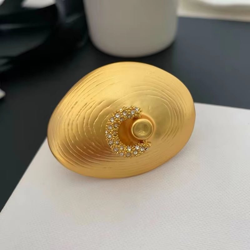 Velora Gold Disc Ring - Voisson
