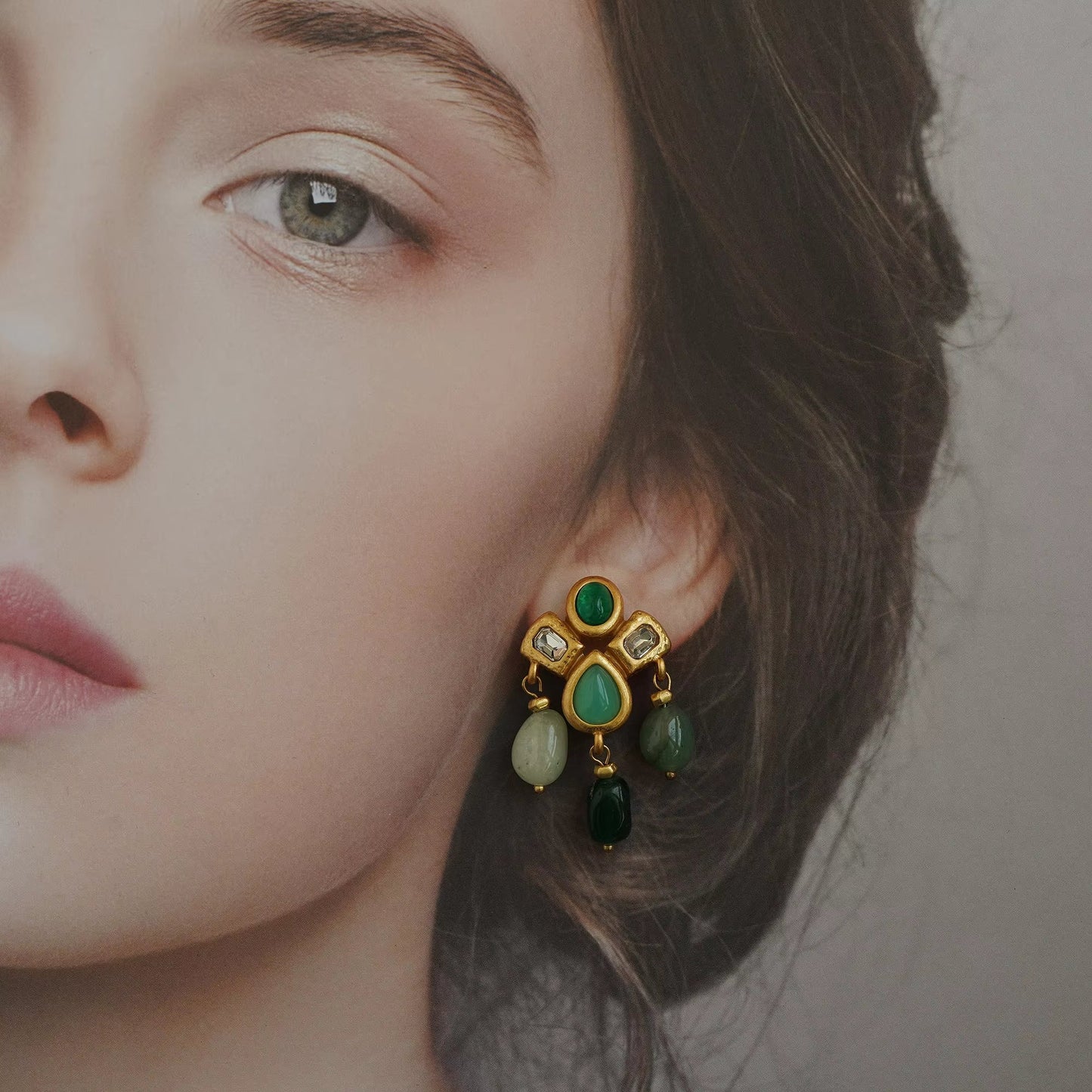 Verdant Dream Drop Earrings - Voisson