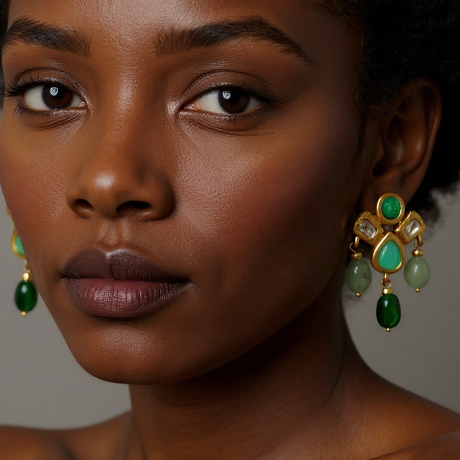 Verdant Dream Drop Earrings - Voisson
