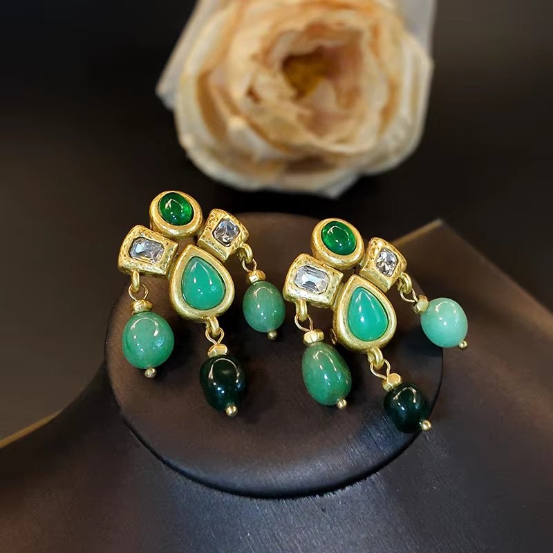 Verdant Dream Drop Earrings - Voisson