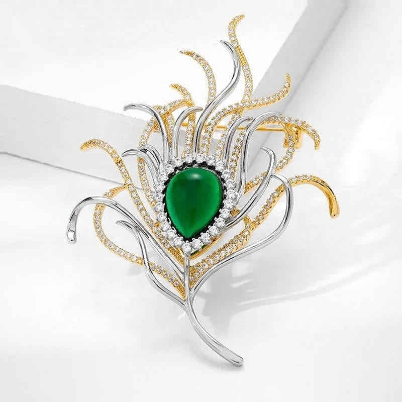 Verdant Flame Brooch - Voisson