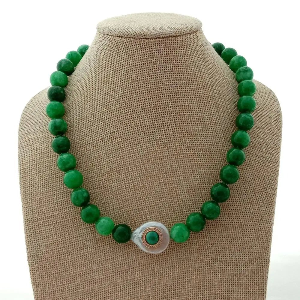 Verdant Queen Pearl Necklace - Voisson