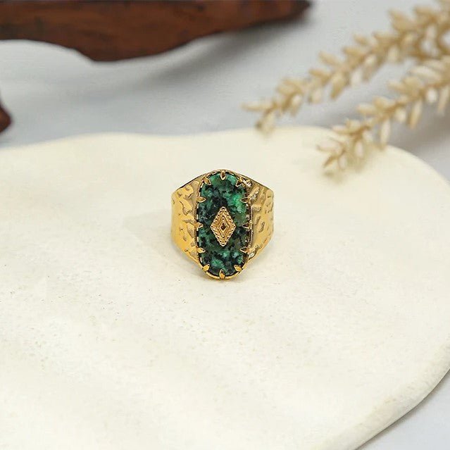 VerdantMystique Bold Ring - Voisson