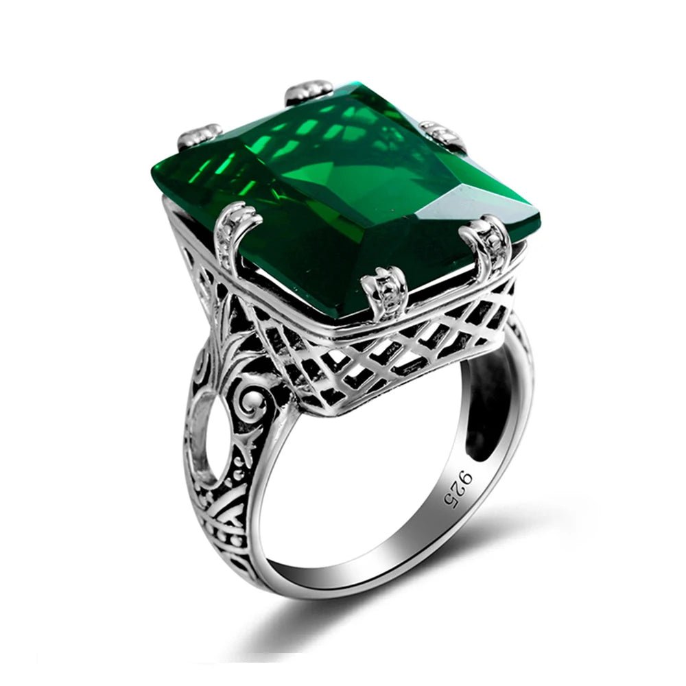 Victorian Crown 925 Silver Ring - Voisson