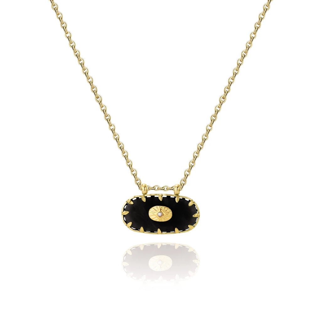 VividVibe Medallion Necklace - Voisson