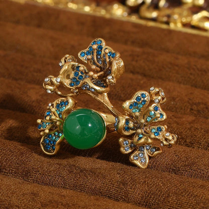 Enchanted Petal Cluster Ring