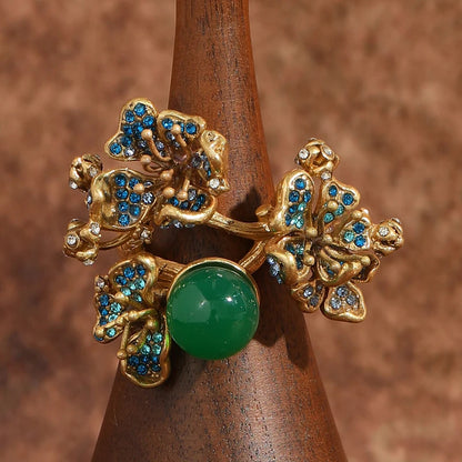 Enchanted Petal Cluster Ring