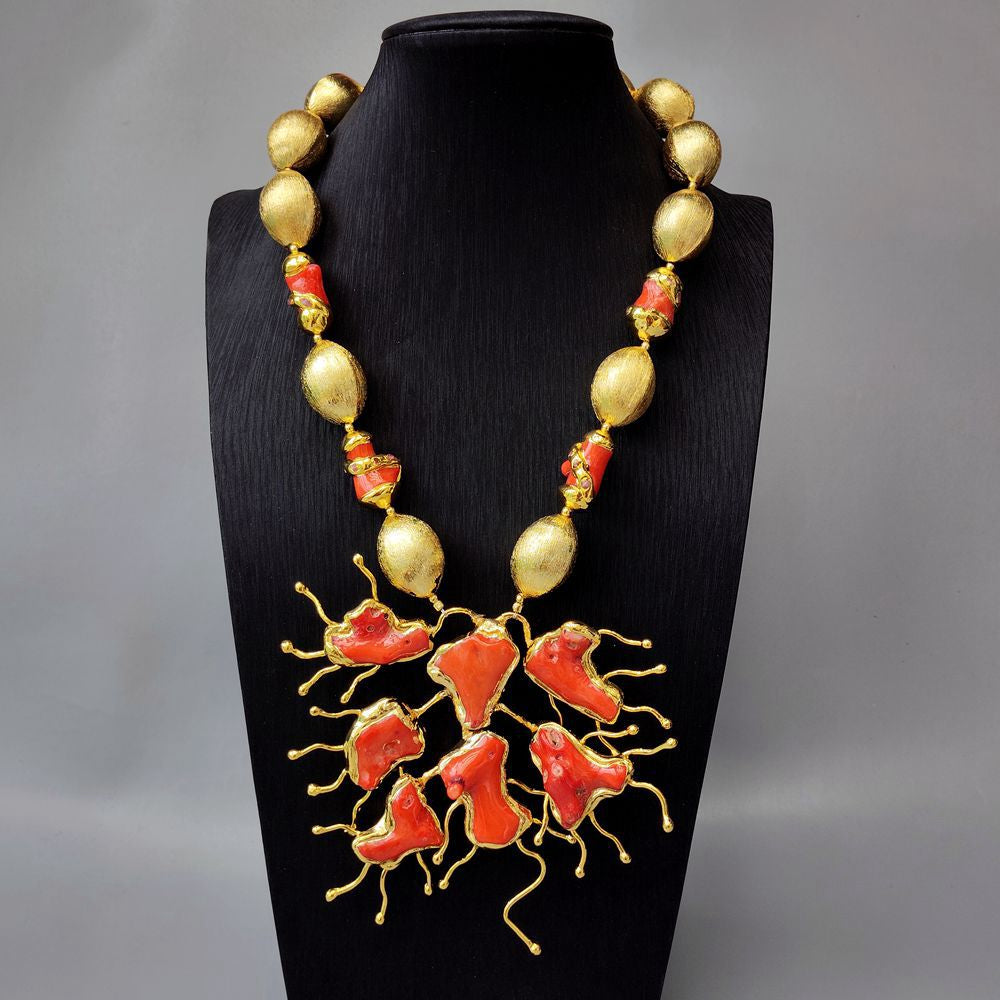 Coral Crown Necklace