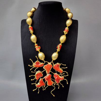 Coral Crown Necklace