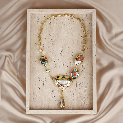Verdantvow Topaz -Kette Halskette