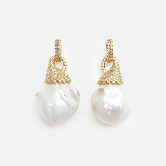 Celeste Pearl Drop Earrings