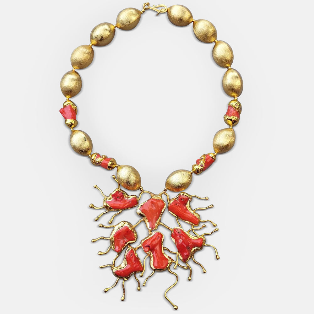 Coral Crown Necklace