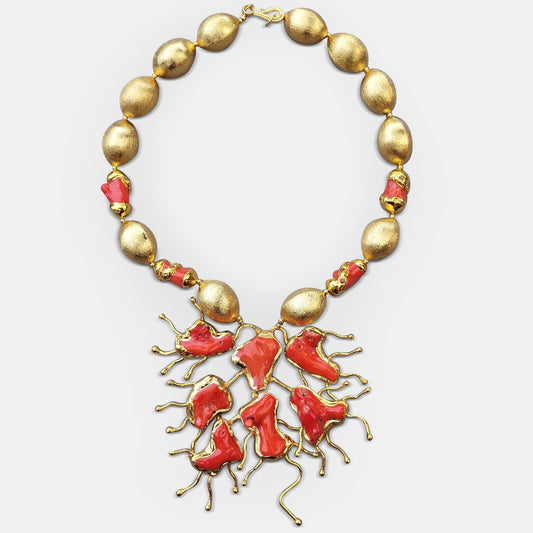 Coral Crown Necklace