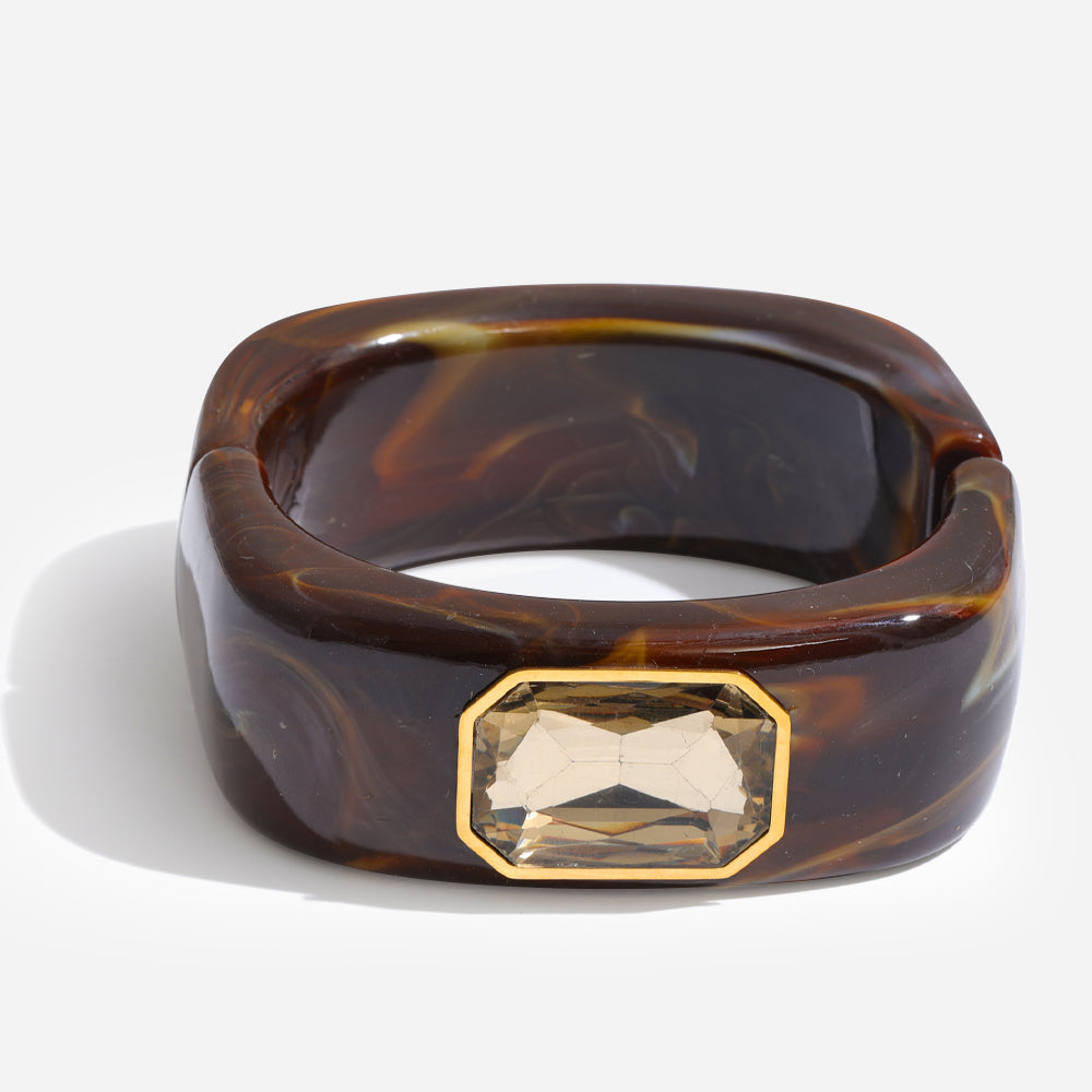Crystal Square Bangle