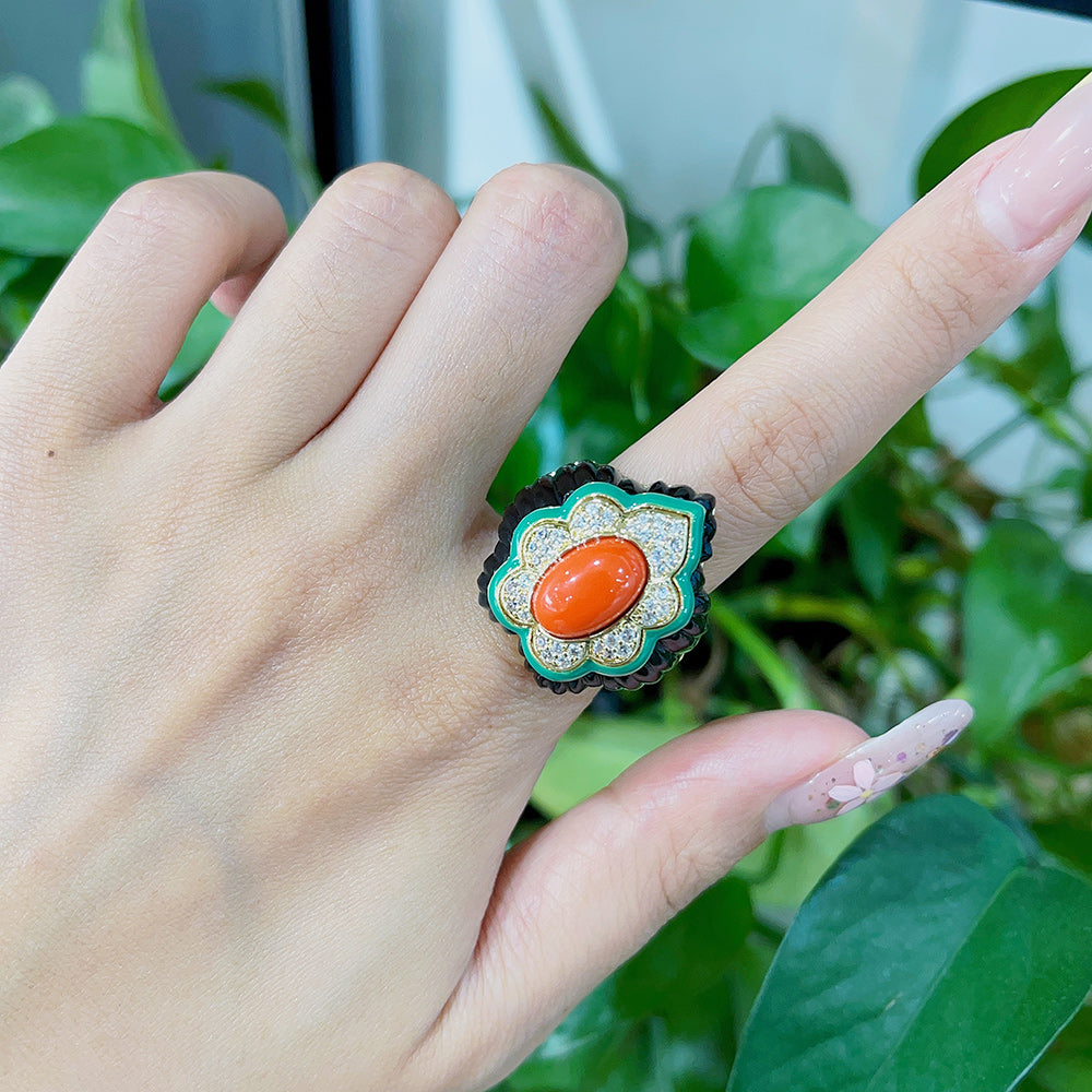 Regal Bloom Ring