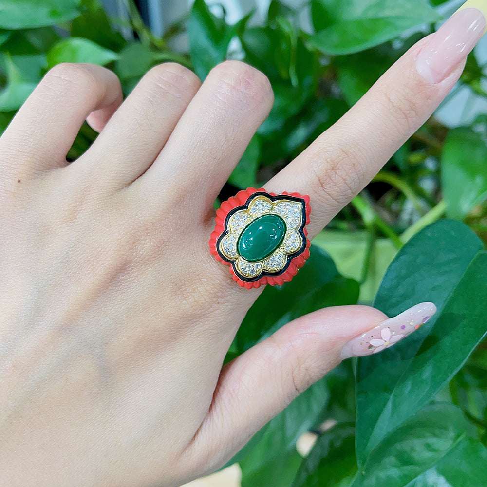 Regal Bloom Ring