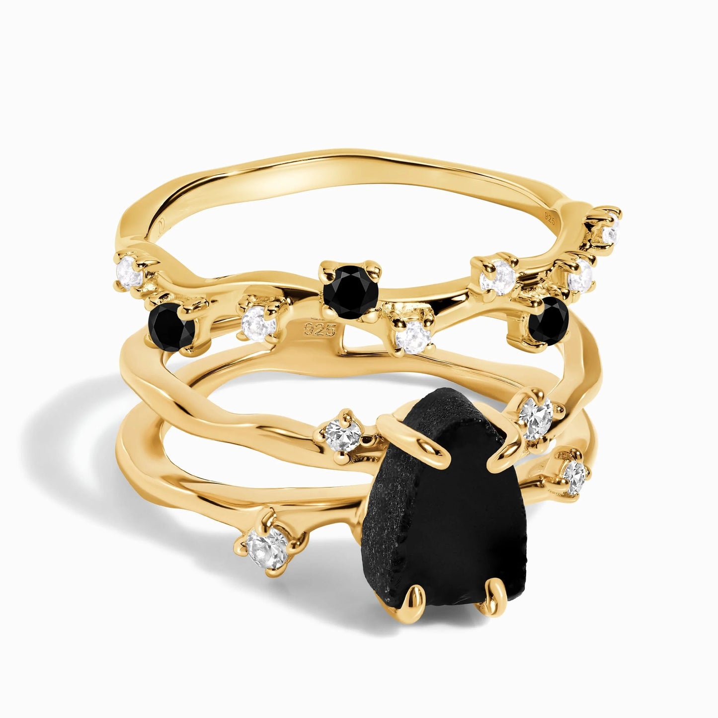 Midnight Thorn 925 Silver Ring