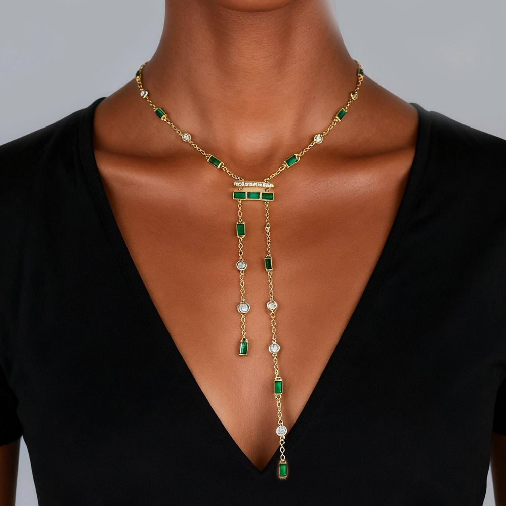 Imperial Cascade Drop Necklace