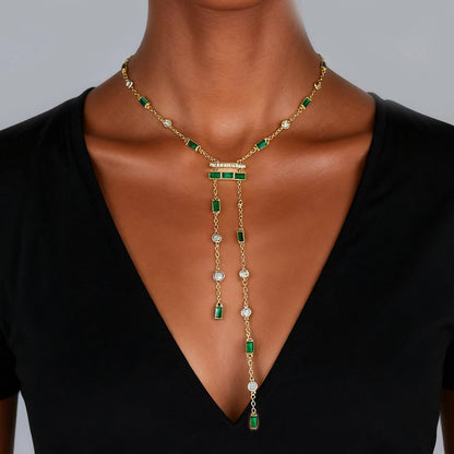 Imperial Cascade Drop Necklace