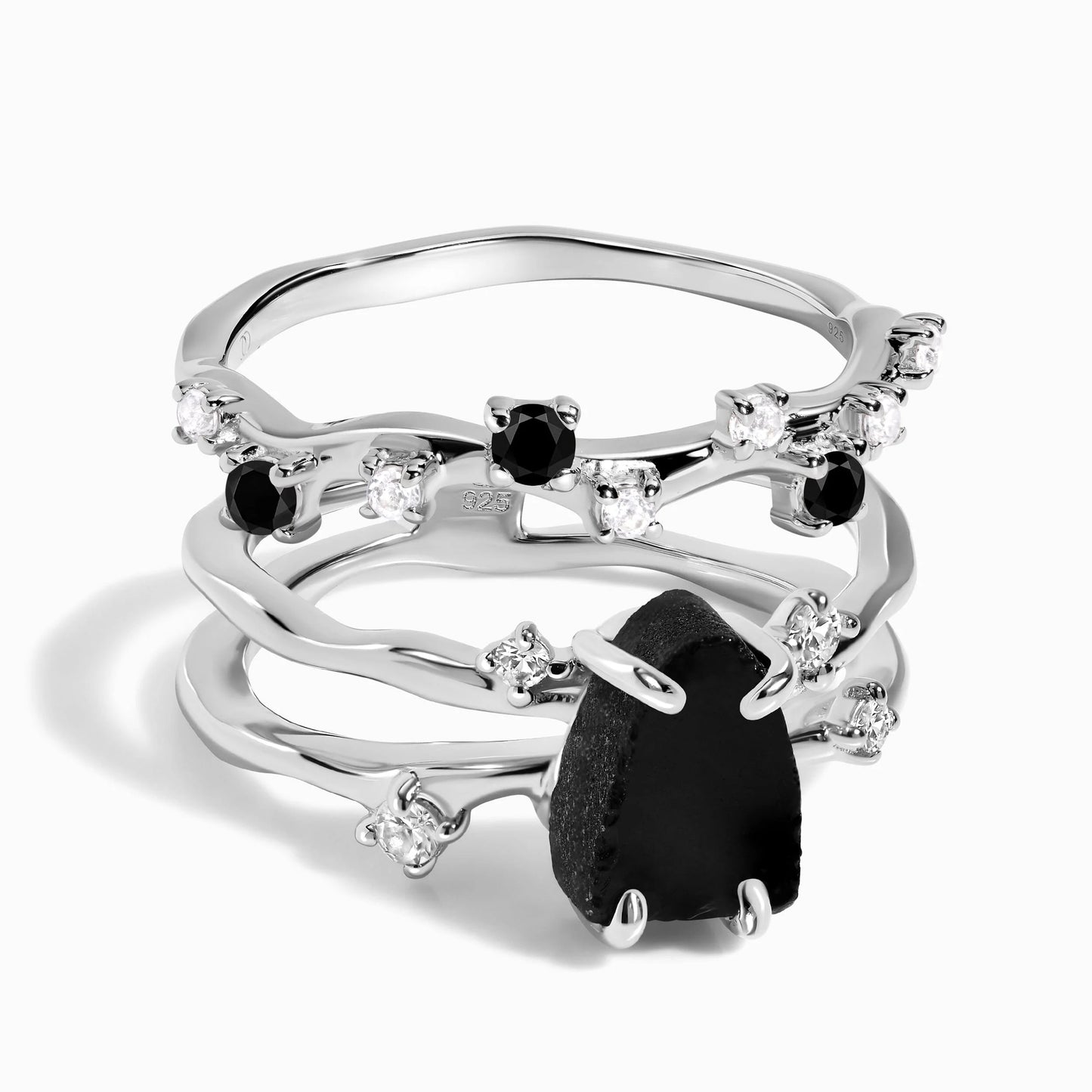 Midnight Thorn 925 Silver Ring