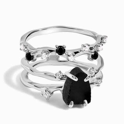 Midnight Thorn 925 Silver Ring