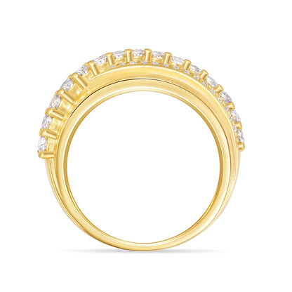 Celeste Orbit Moissanite Ring