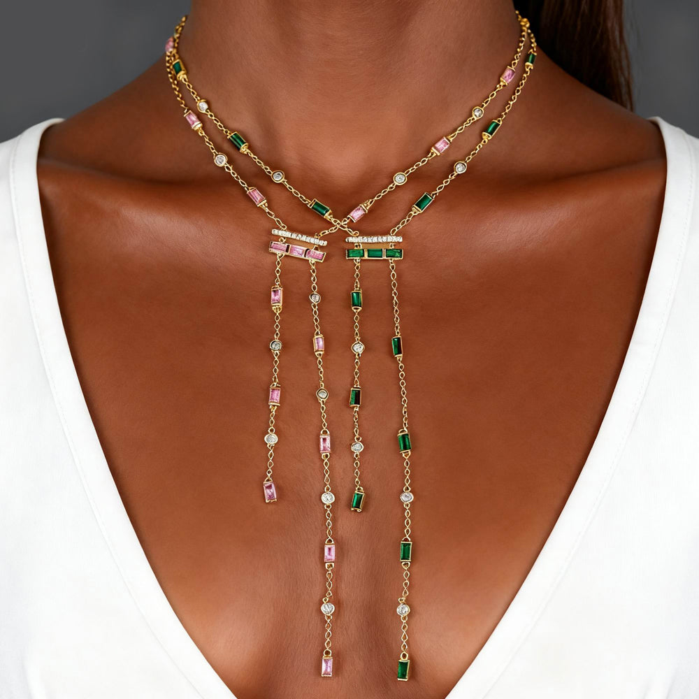Imperial Cascade Drop Necklace