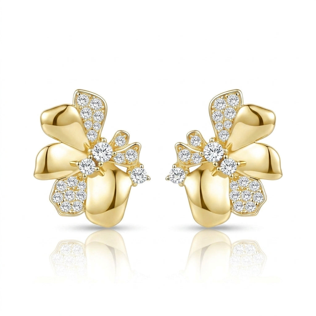 Luminous Orchid 925 Silver Pendientes