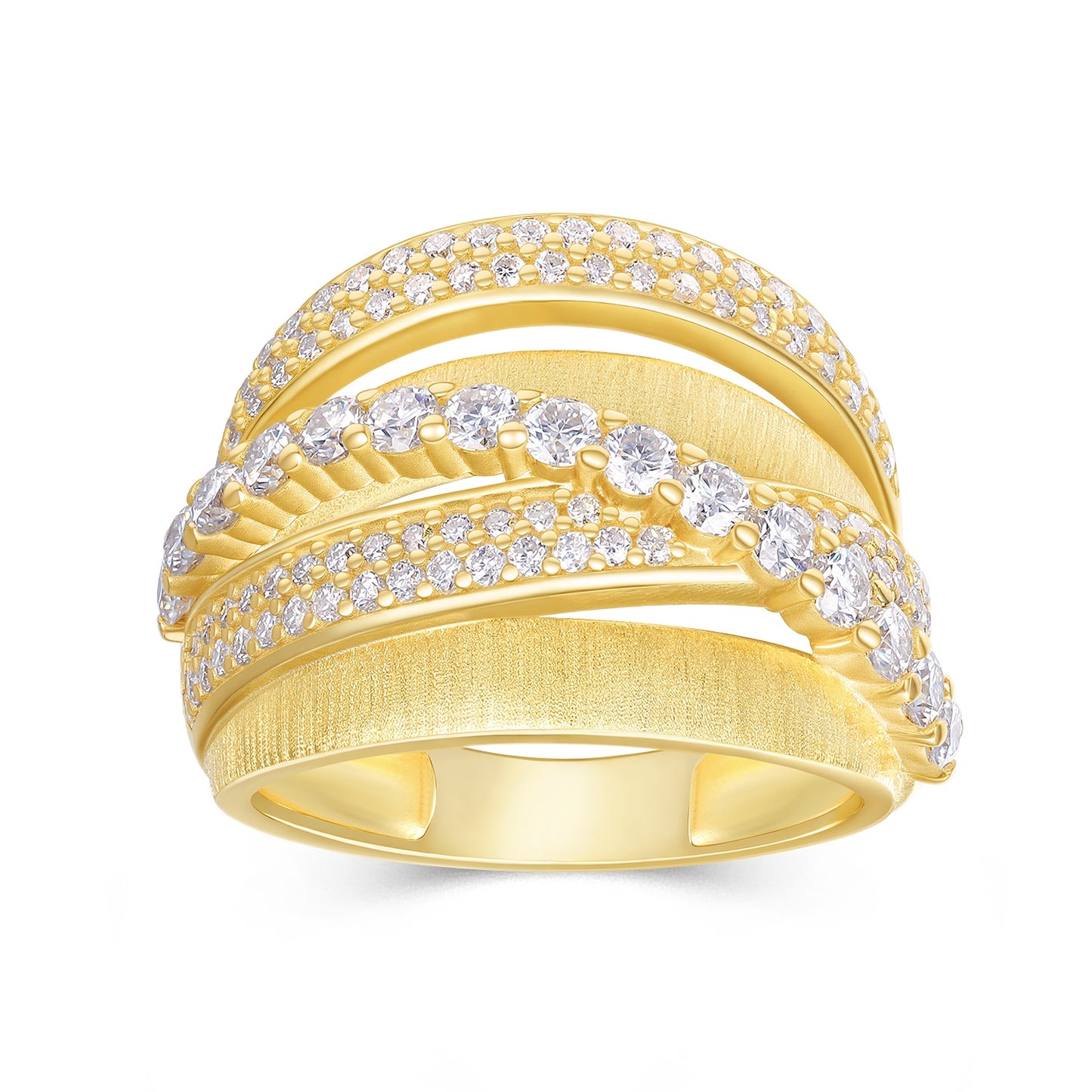 Celeste Orbit Moissanite Ring