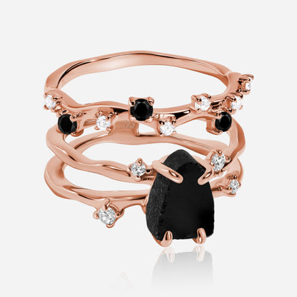 Midnight Thorn 925 Silver Ring