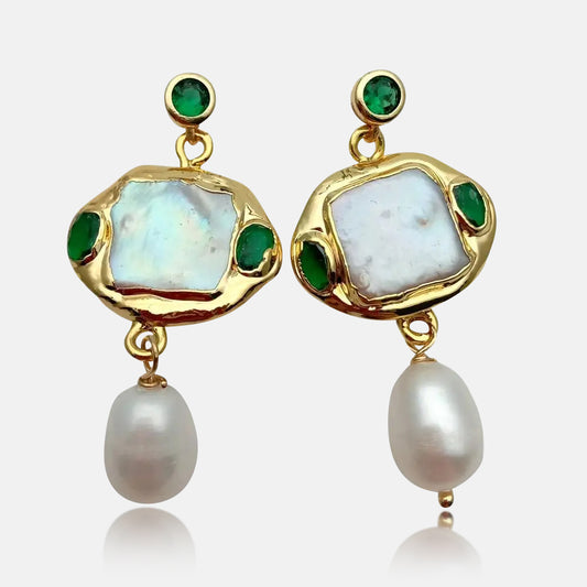 Opal Garden Drop Earrings