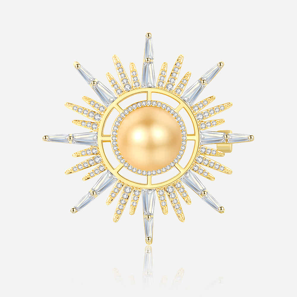 Pearl Soleil Broche