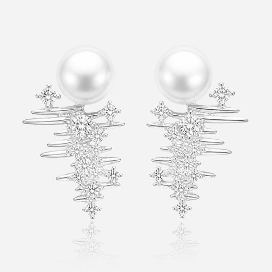 Pearl Starburst Earrings