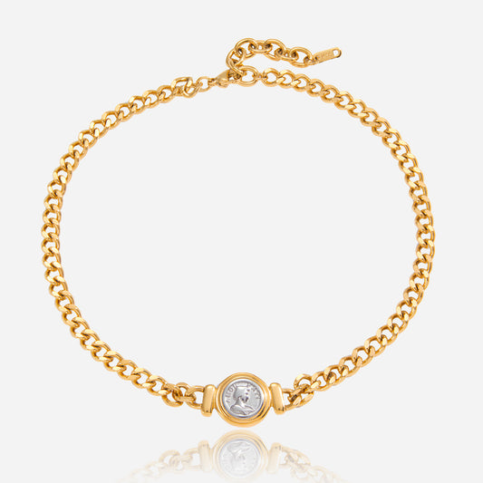 Roman Medallion Necklace
