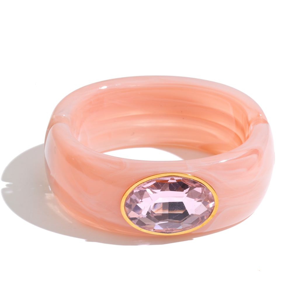 Crystal Round Bangle