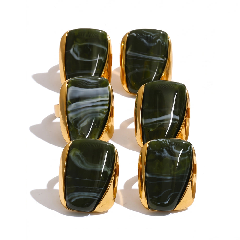 Earthstone Signet Ring