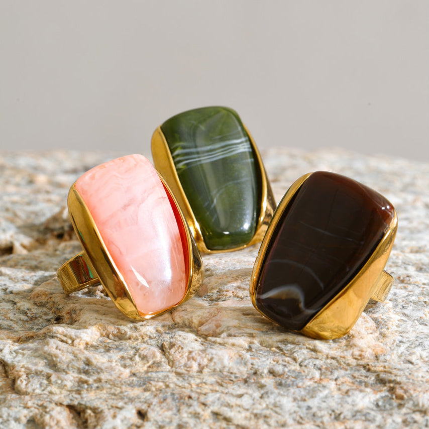 Earthstone Signet Ring