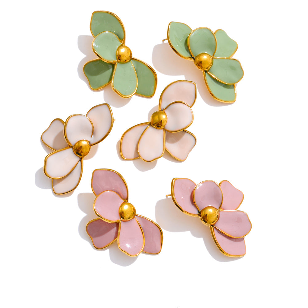 Pastel Blossom Earrings