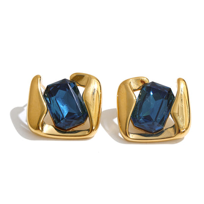 Crystal Crest Earrings