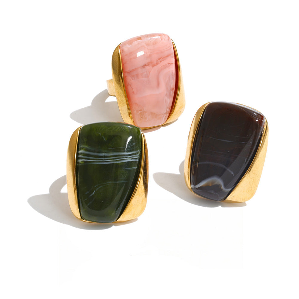 Earthstone Signet Ring