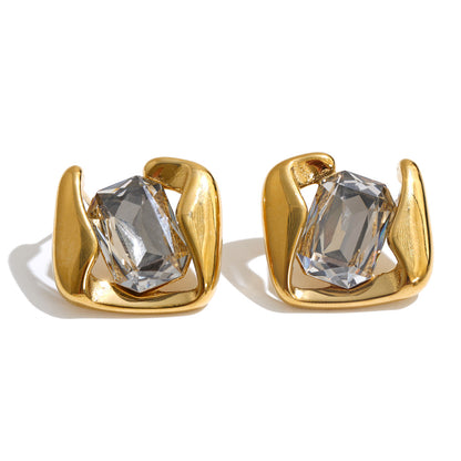 Crystal Crest Earrings