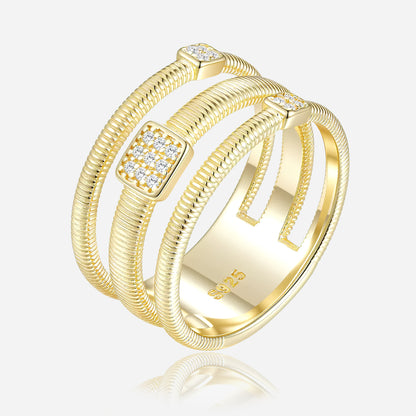 Triple Wrap 925 Silver Ring