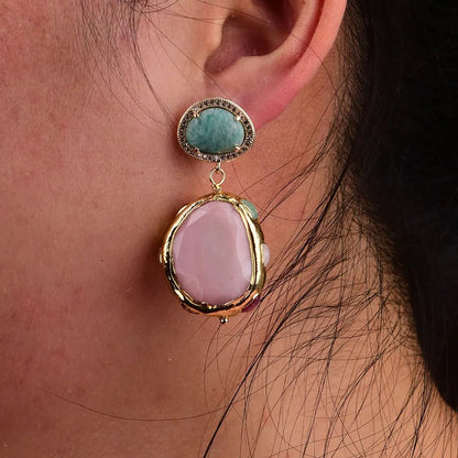 Amazon Bloom Drop Earrings - Voisson